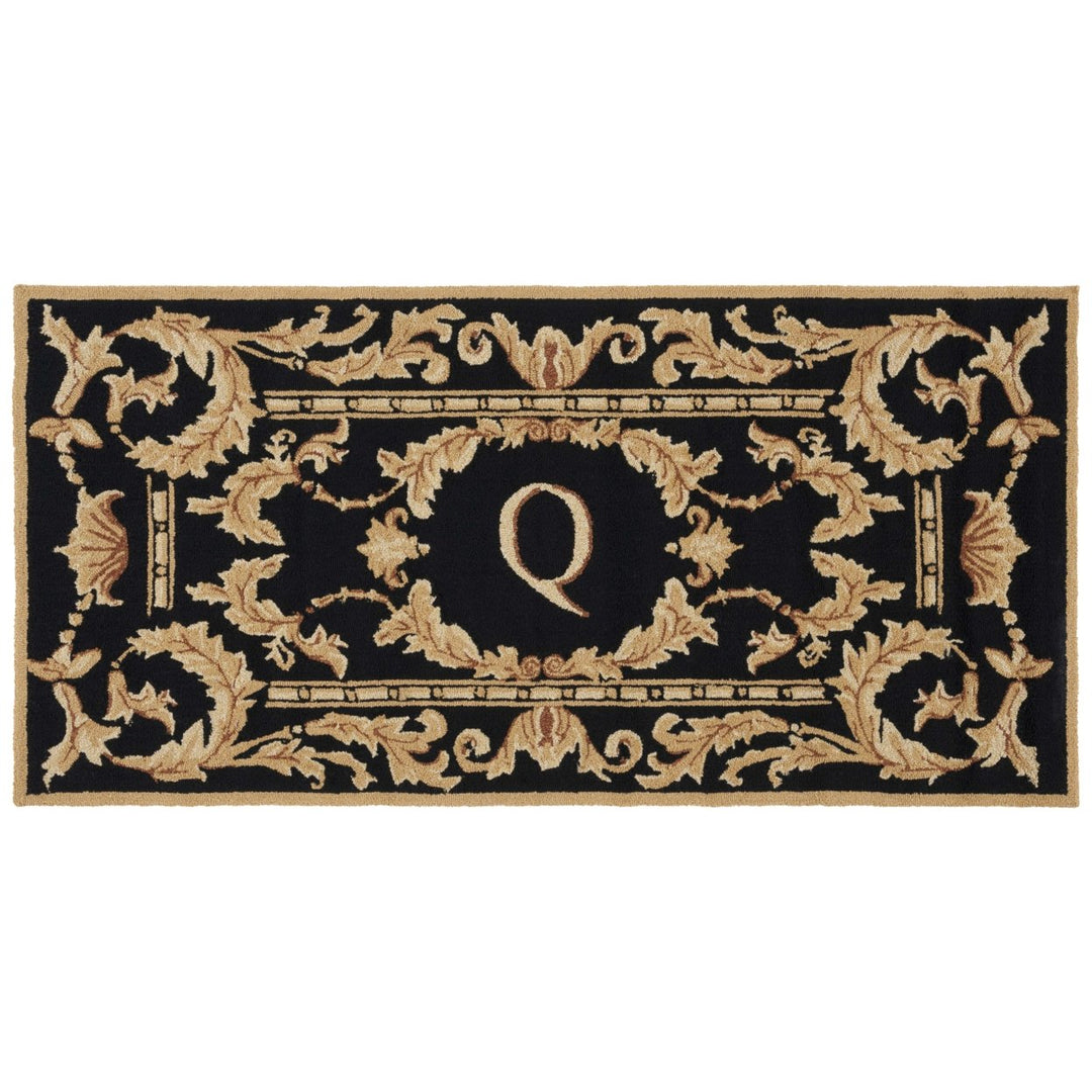 Safavieh MON219Q Monogram Black Image 1