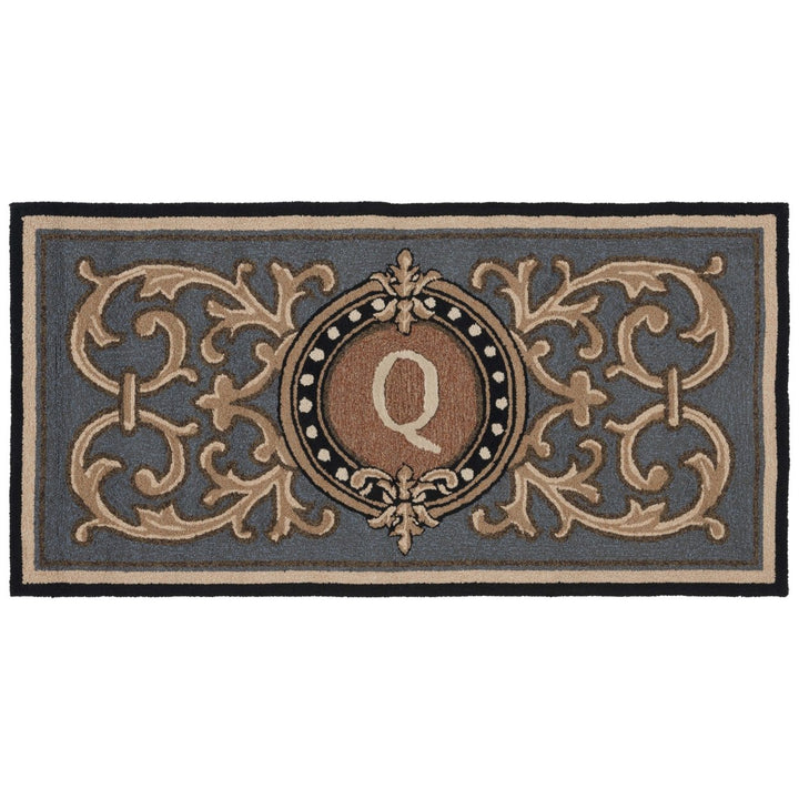 Safavieh MON222Q Monogram Blue Image 2