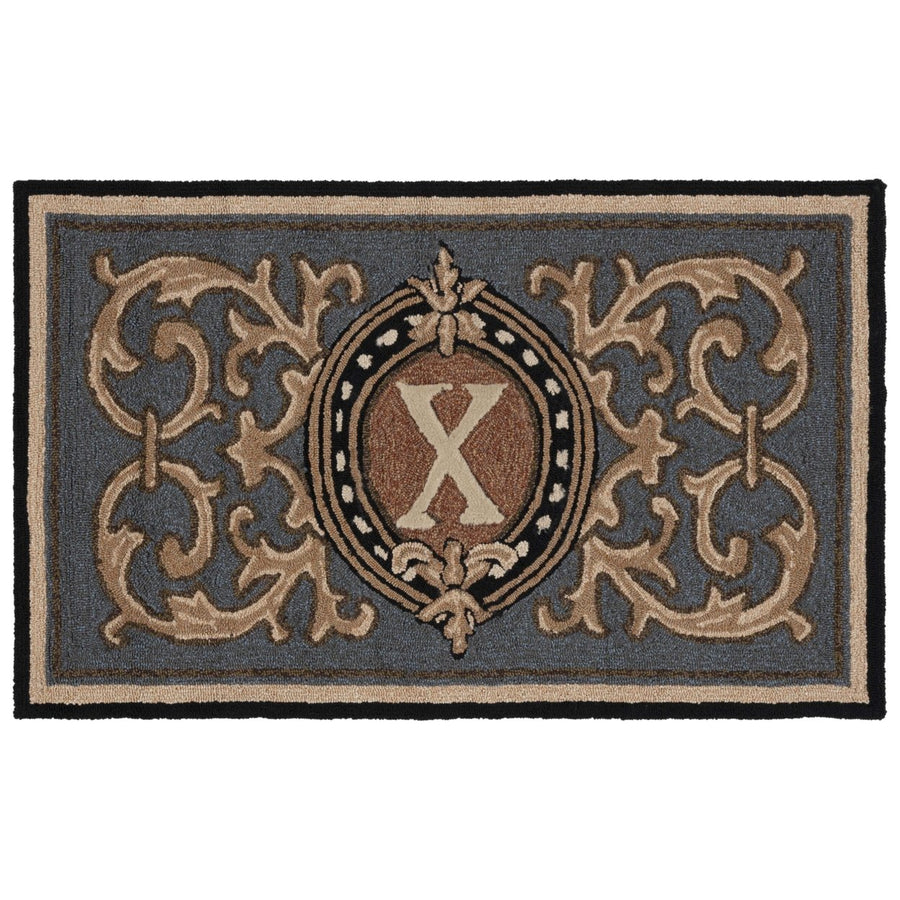 Safavieh MON222X Monogram Blue Image 1