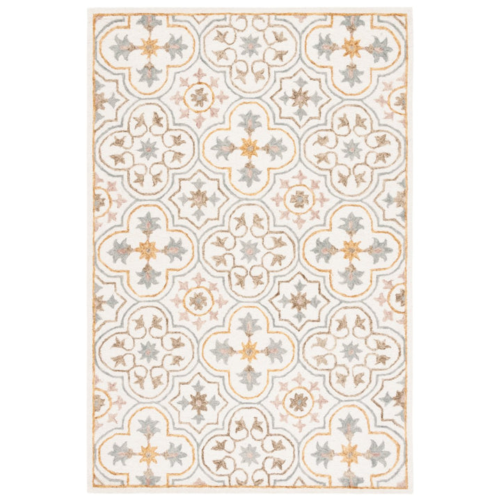 Safavieh MLP381A Micro-Loop Ivory / Grey Image 1