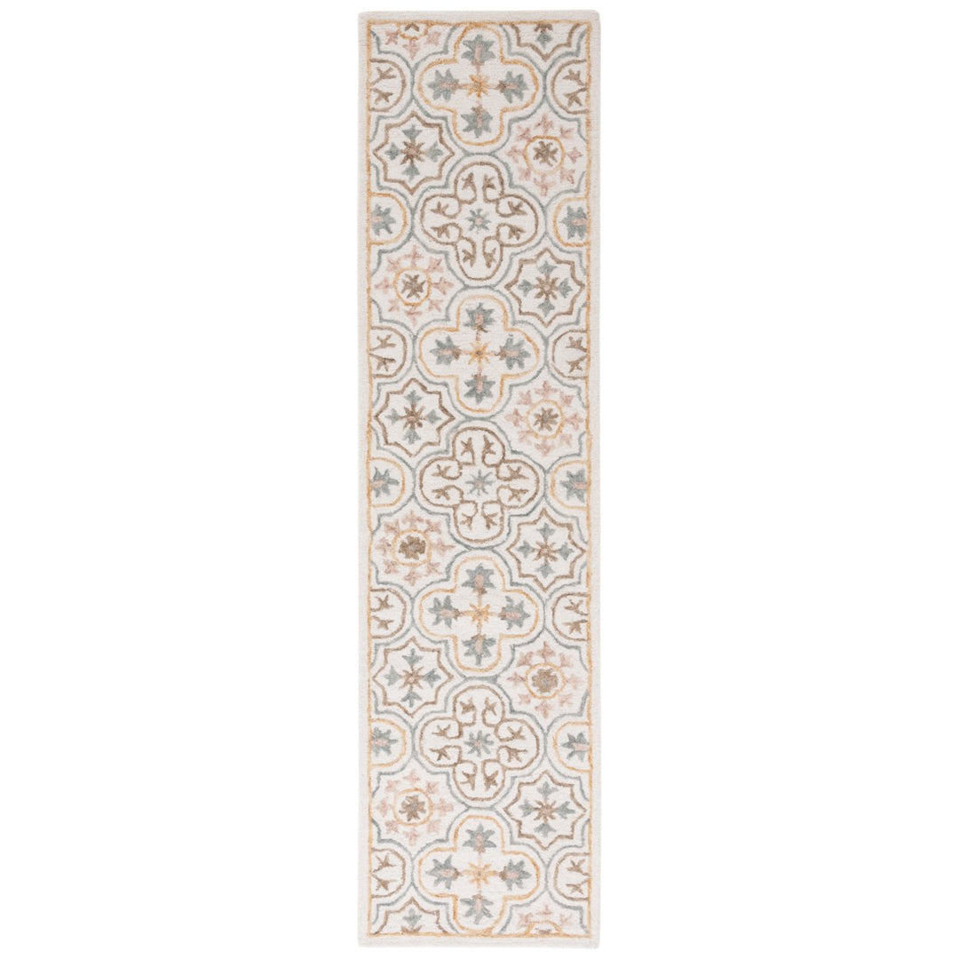 Safavieh MLP381A Micro-Loop Ivory / Grey Image 1