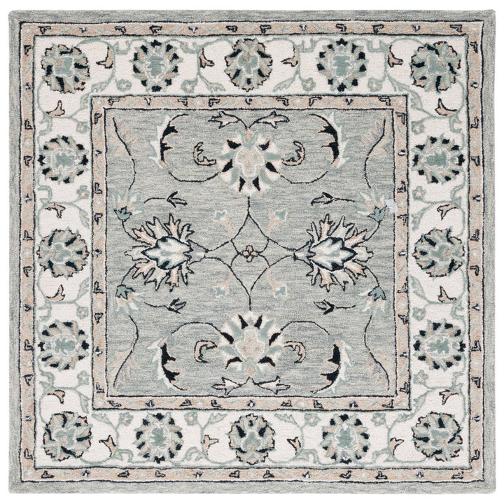 Safavieh MLP384F Micro-Loop Grey / Ivory Image 1