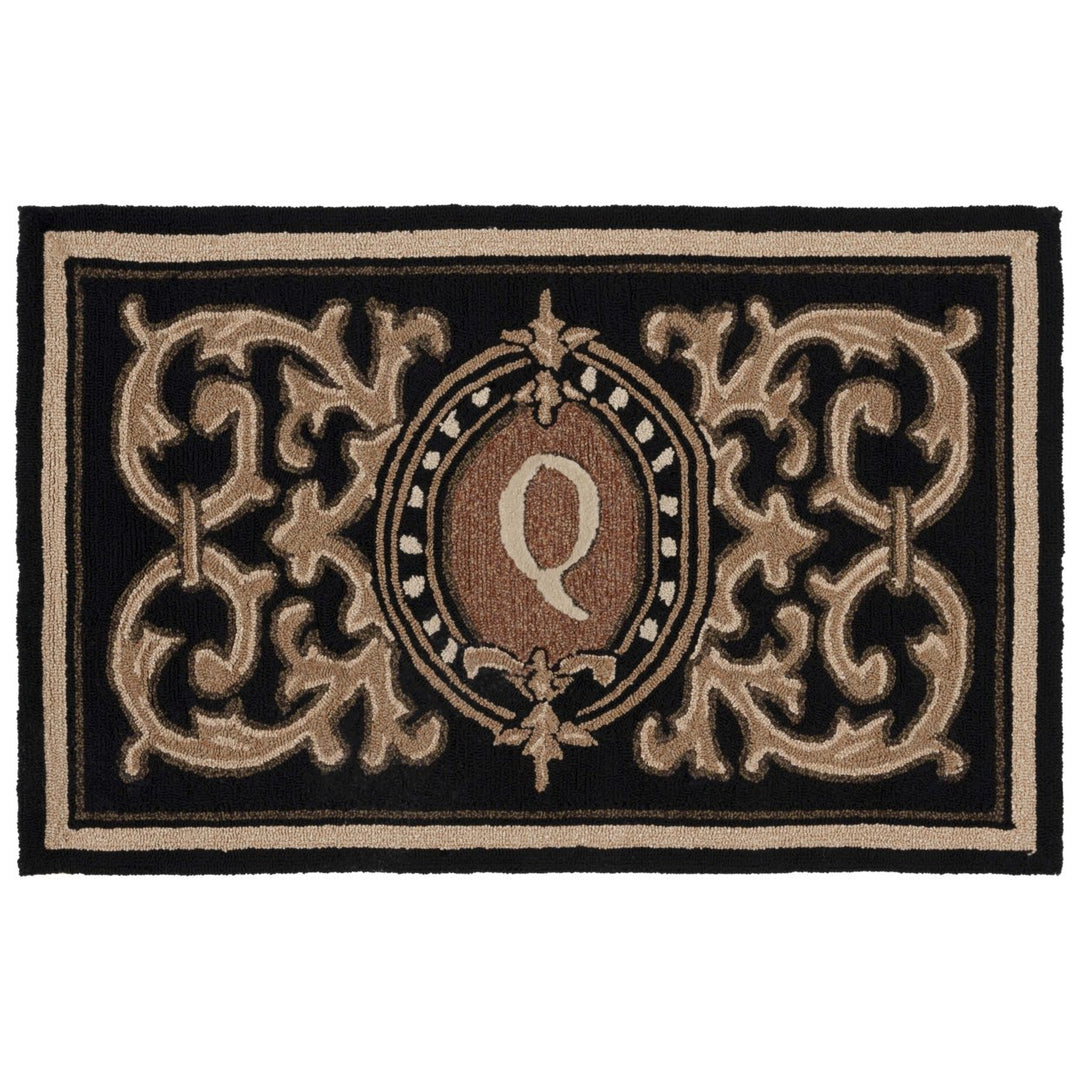 Safavieh MON226Q Monogram Black Image 1