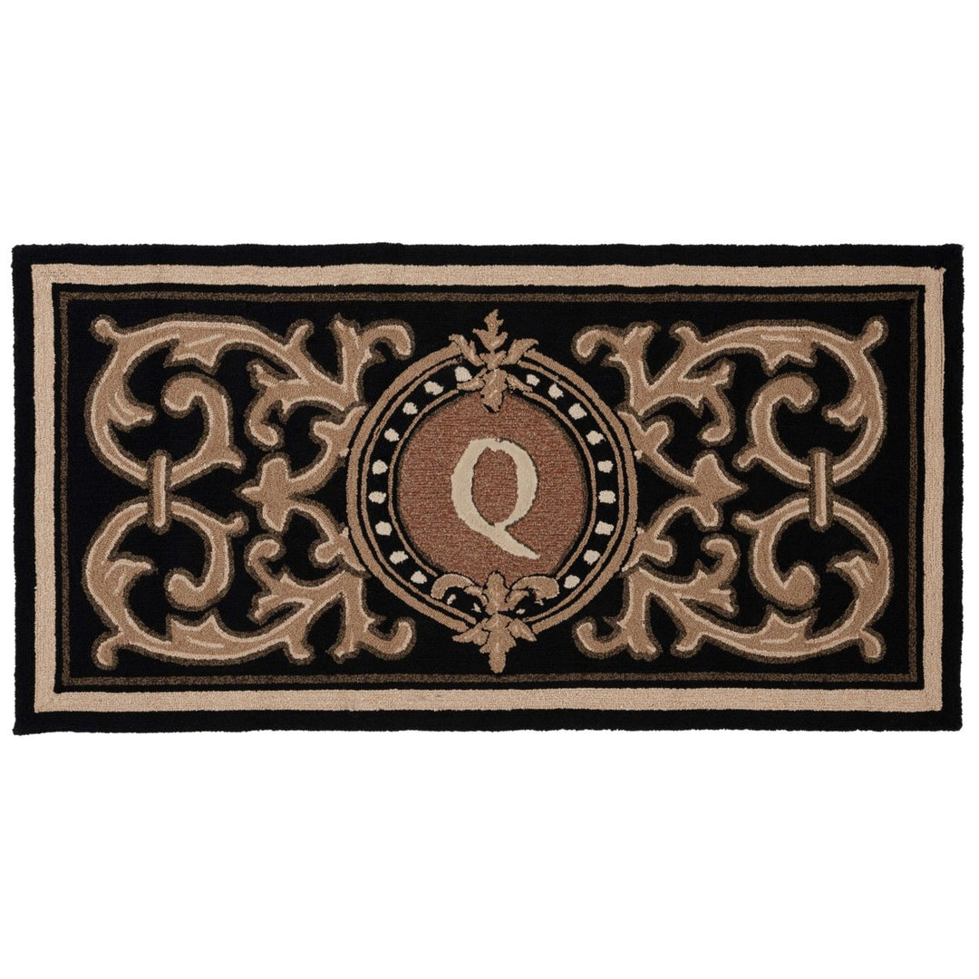 Safavieh MON226Q Monogram Black Image 1