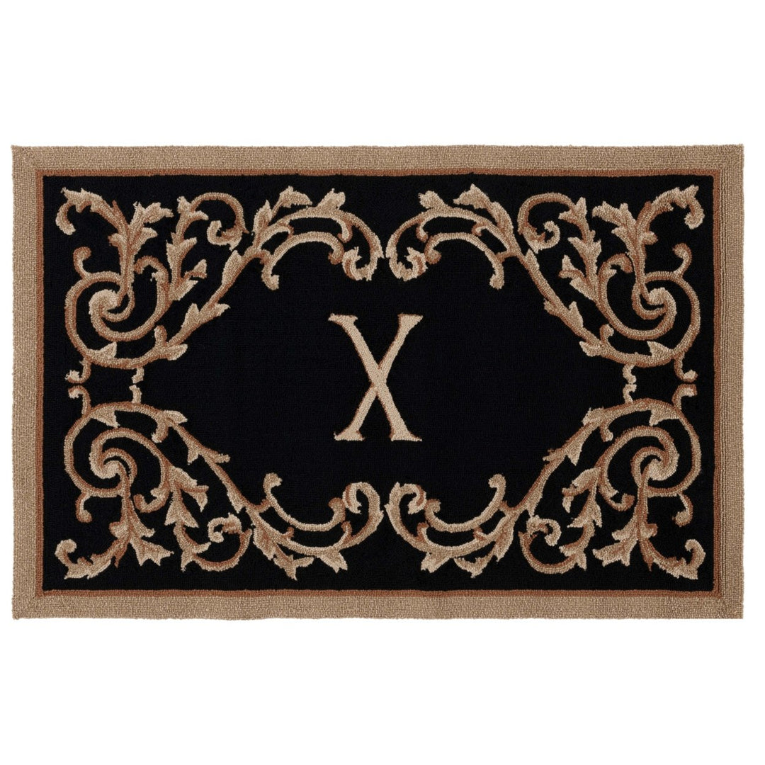 Safavieh MON228X Monogram Black Image 1