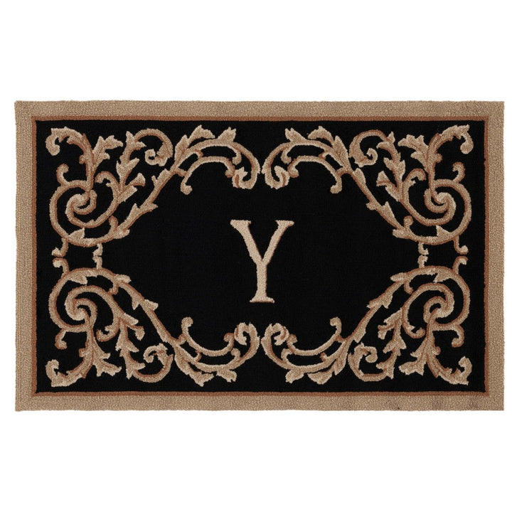 Safavieh MON228Y Monogram Black Image 1