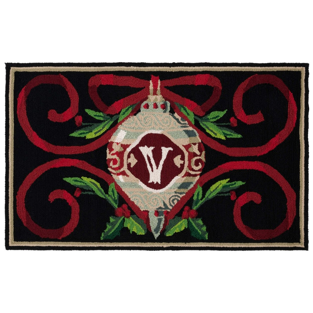 Safavieh MON244V Monogram Black / Multi Image 1