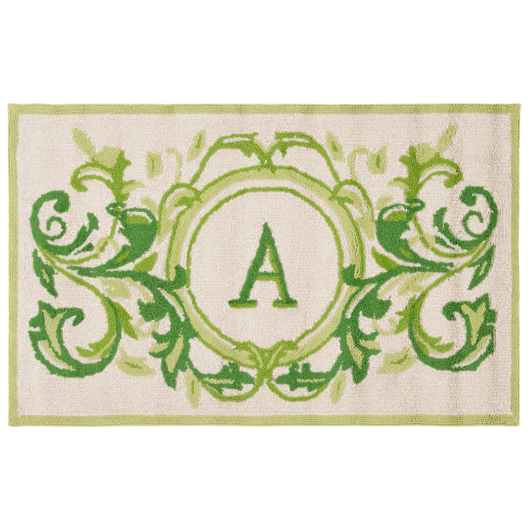 Safavieh MON262A Monogram Beige / Green Image 1