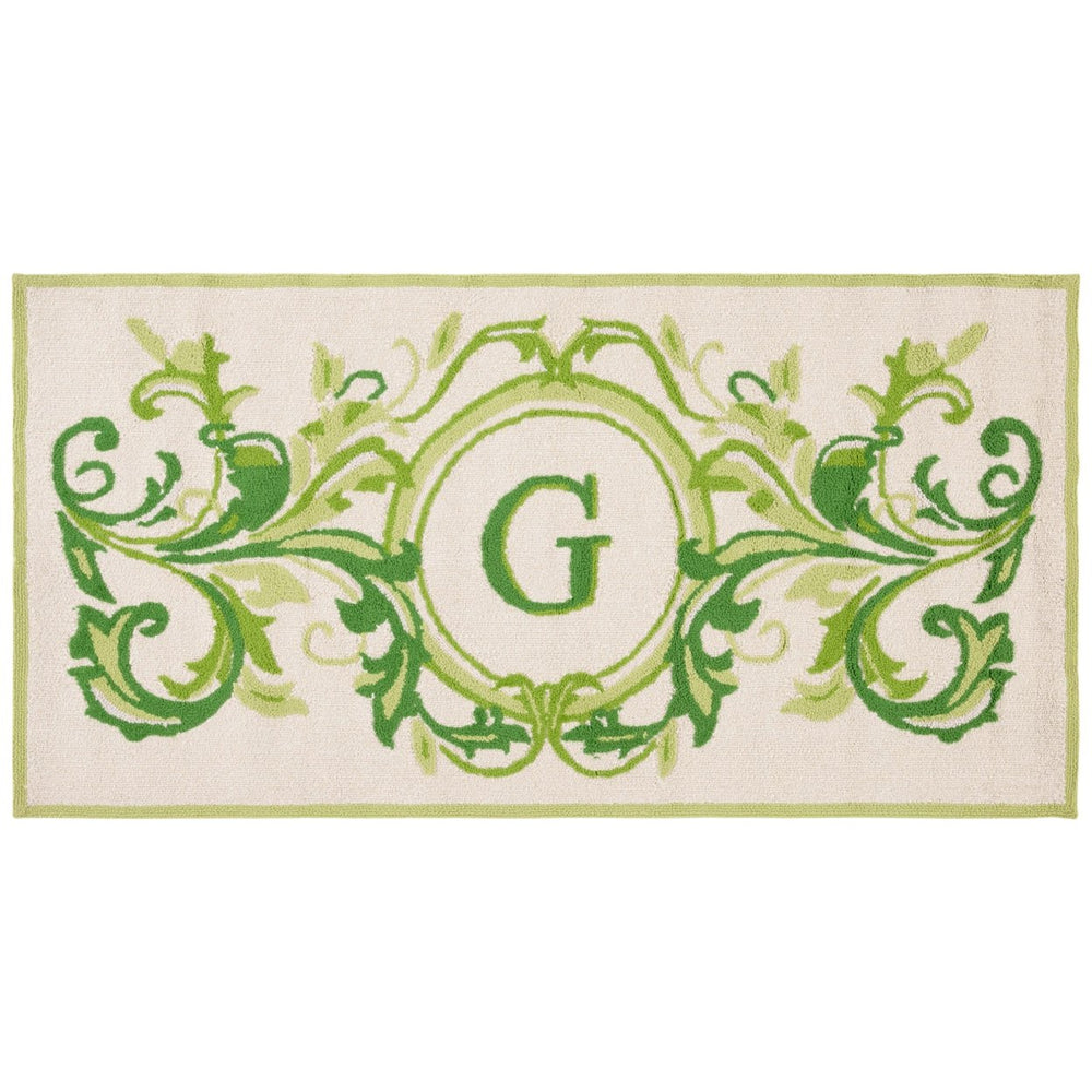 Safavieh MON262G Monogram Beige / Green Image 2