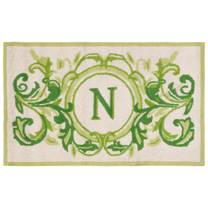 Safavieh MON262N Monogram Beige / Green Image 1