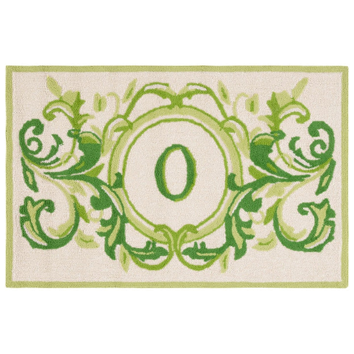 Safavieh MON262O Monogram Beige / Green Image 1