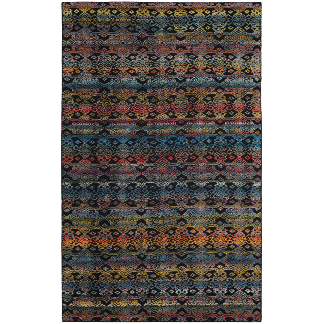 Safavieh MRK203A Marrakesh Black / Multi Image 2