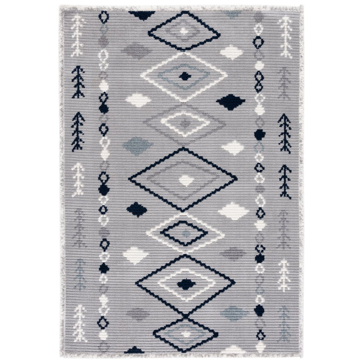 Safavieh MRK604P Marrakesh Grey / Navy Image 1