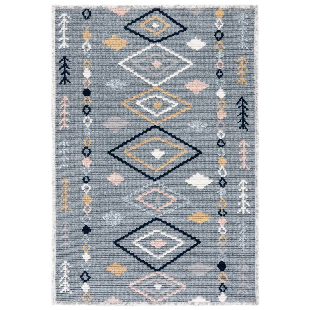 Safavieh MRK604N Marrakesh Grey / Multi Image 1