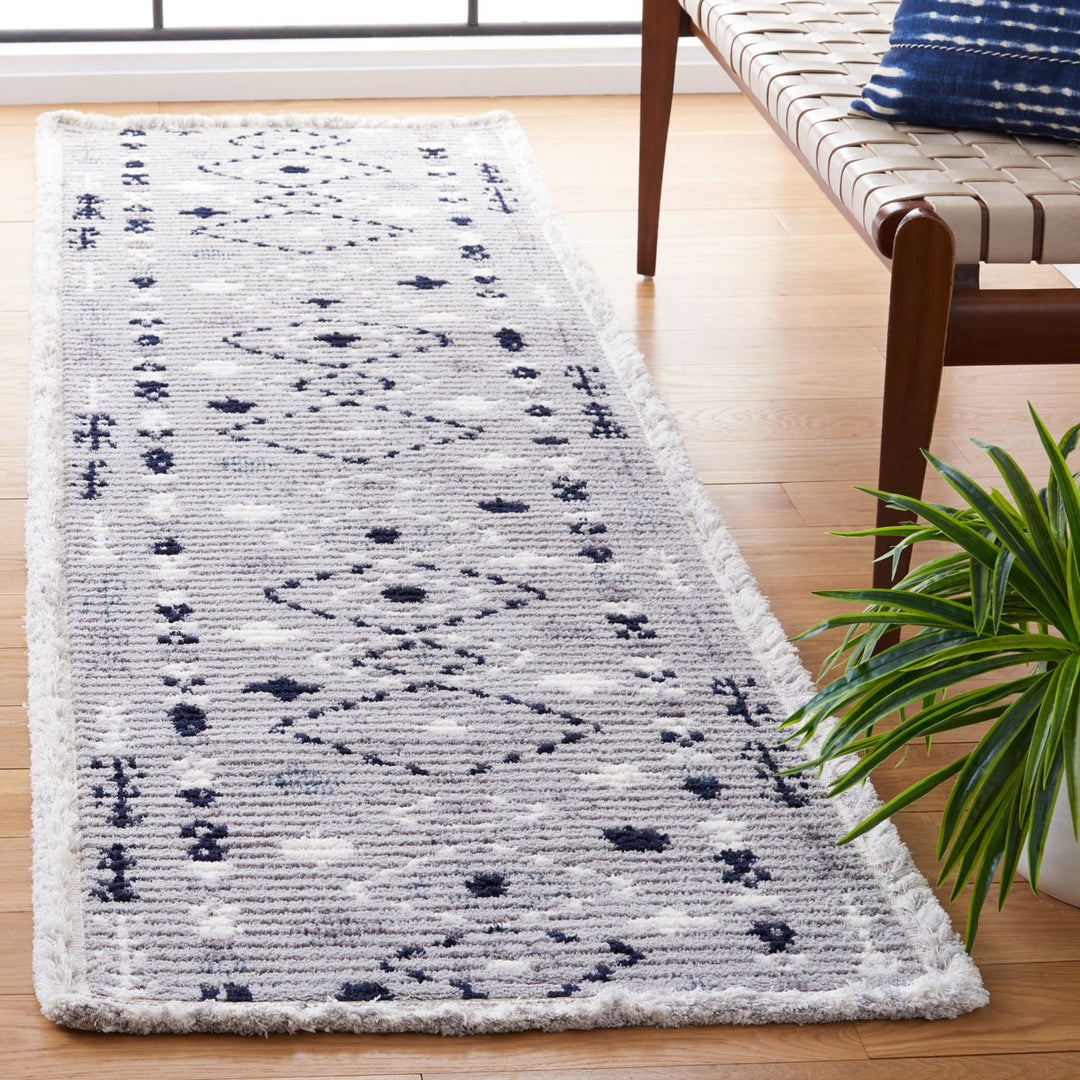 Safavieh MRK604P Marrakesh Grey / Navy Image 9