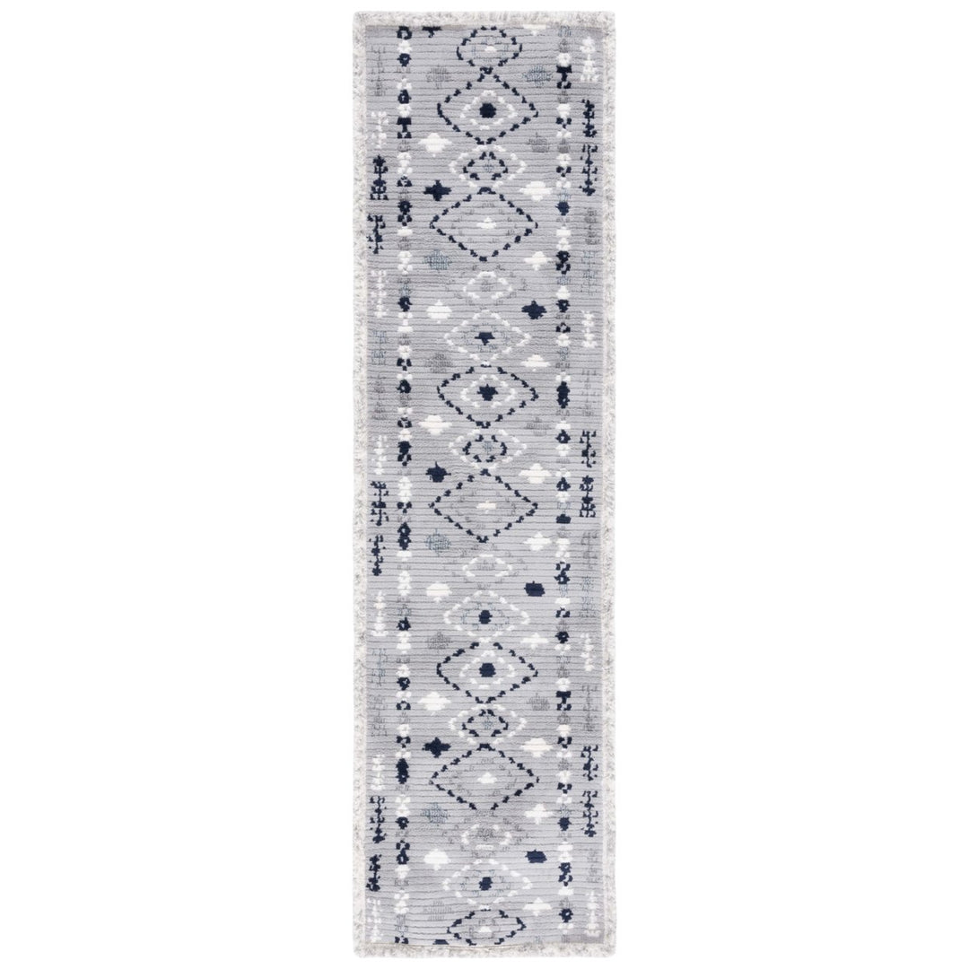 Safavieh MRK604P Marrakesh Grey / Navy Image 1