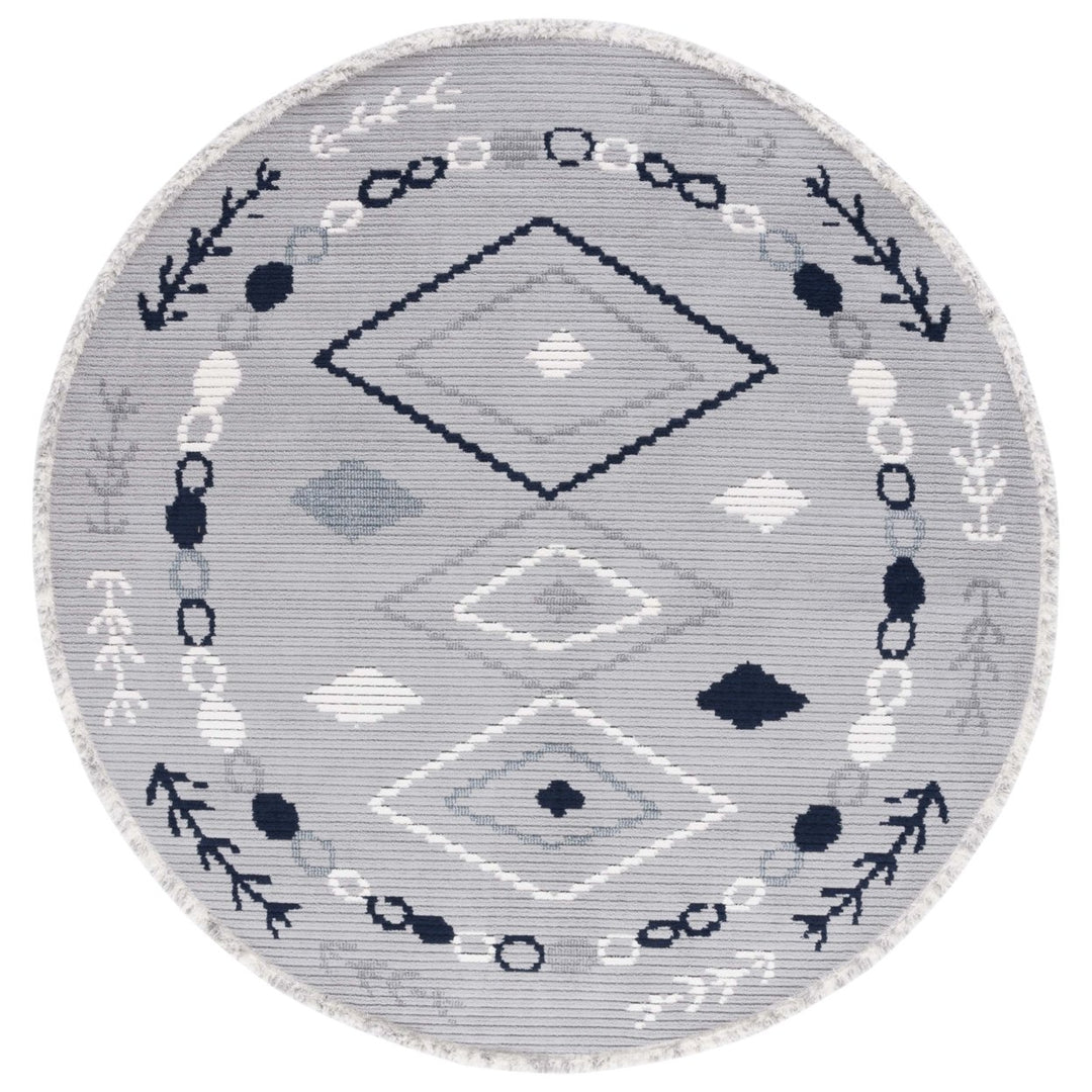 Safavieh MRK604P Marrakesh Grey / Navy Image 11