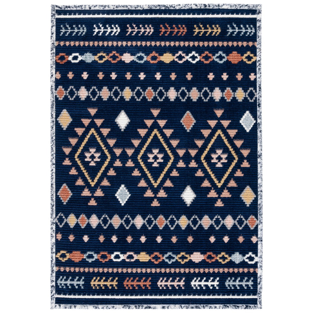 Safavieh MRK606N Marrakesh Navy / Multi Image 2