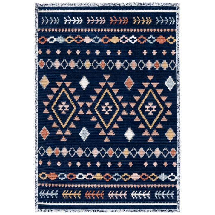 Safavieh MRK606N Marrakesh Navy / Multi Image 1