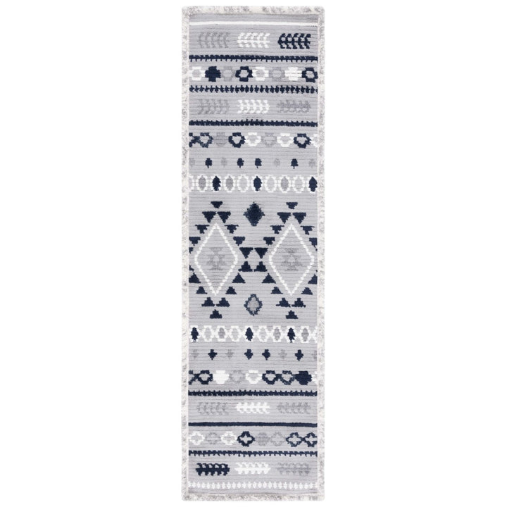 Safavieh MRK606G Marrakesh Grey / Navy Image 10