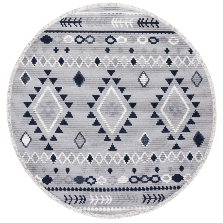 Safavieh MRK606G Marrakesh Grey / Navy Image 11