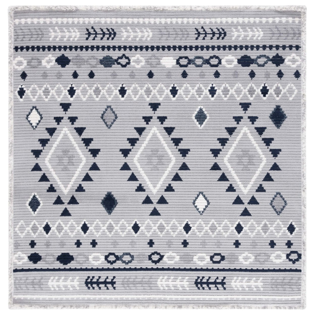 Safavieh MRK606G Marrakesh Grey / Navy Image 12