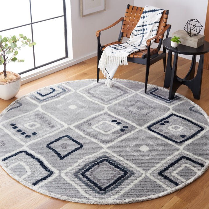 Safavieh MRK608F Marrakesh Grey / Light Grey Image 8