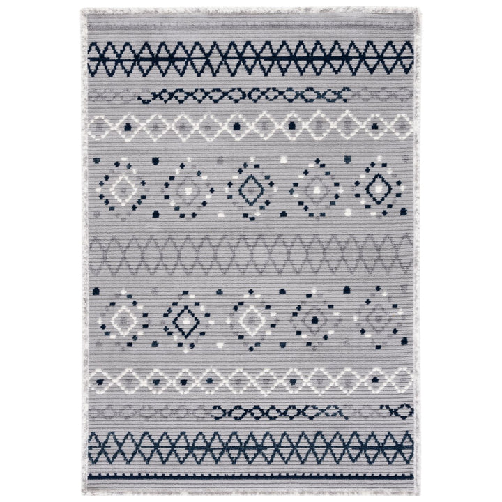 Safavieh MRK612F Marrakesh Grey / Navy Image 1