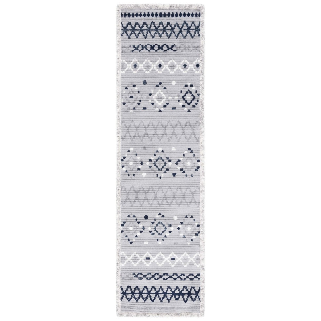 Safavieh MRK612F Marrakesh Grey / Navy Image 1