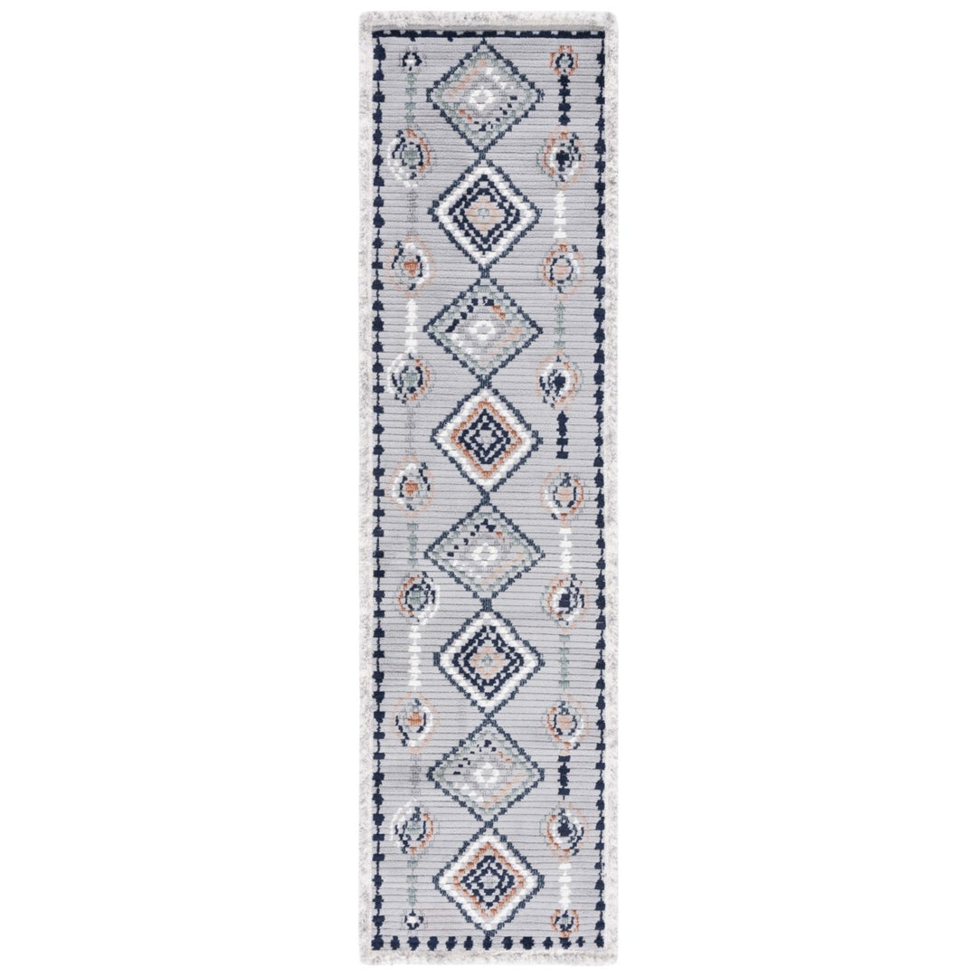 Safavieh MRK616F Marrakesh Grey / Blue Rust Image 10