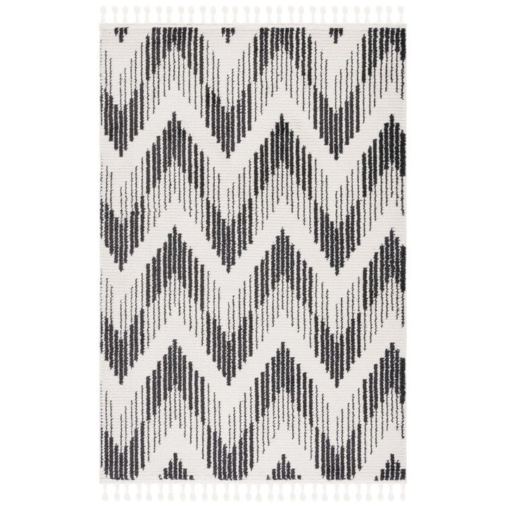 Safavieh MRT101A Moroccan Tassel Ivory / Black Image 1