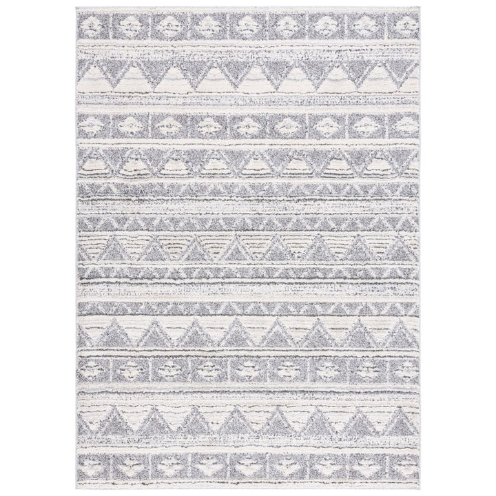 Safavieh MSR0750A Martha Stewart Lucia Shag Ivory Grey / Dark Grey Image 2