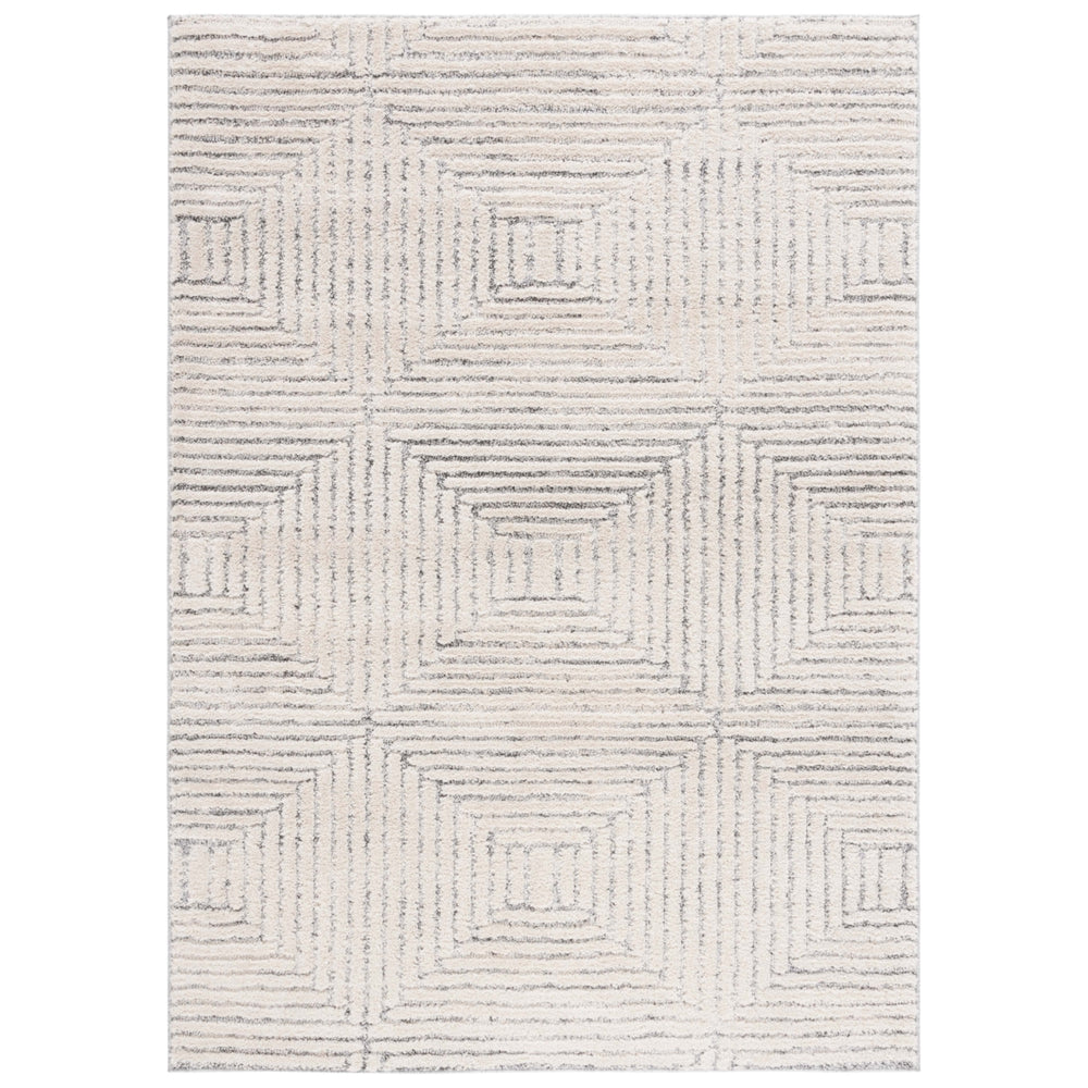 Safavieh MSR0756A Martha Stewart Lucia Shag Ivory / Grey Image 2