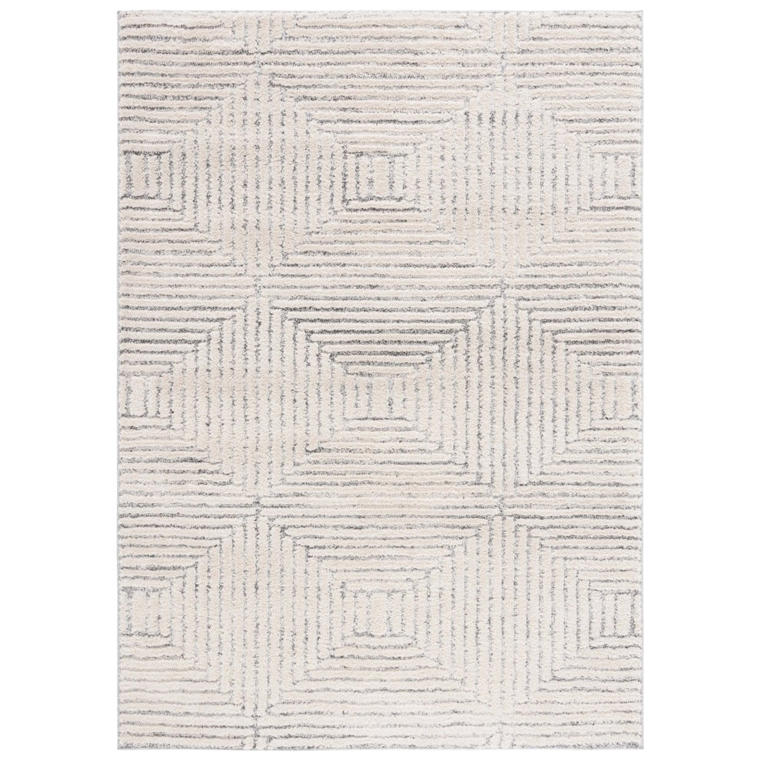 Safavieh MSR0756A Martha Stewart Lucia Shag Ivory / Grey Image 1