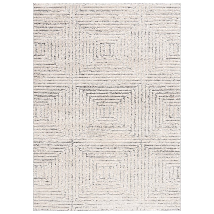 Safavieh MSR0756A Martha Stewart Lucia Shag Ivory / Grey Image 1