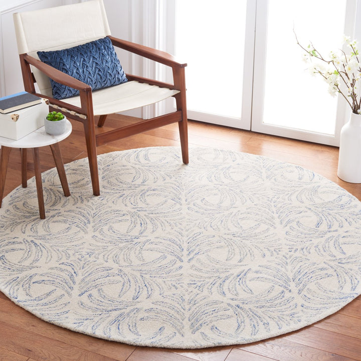 Safavieh MSR3528M Martha Stewart 300 Ivory / Blue Image 8