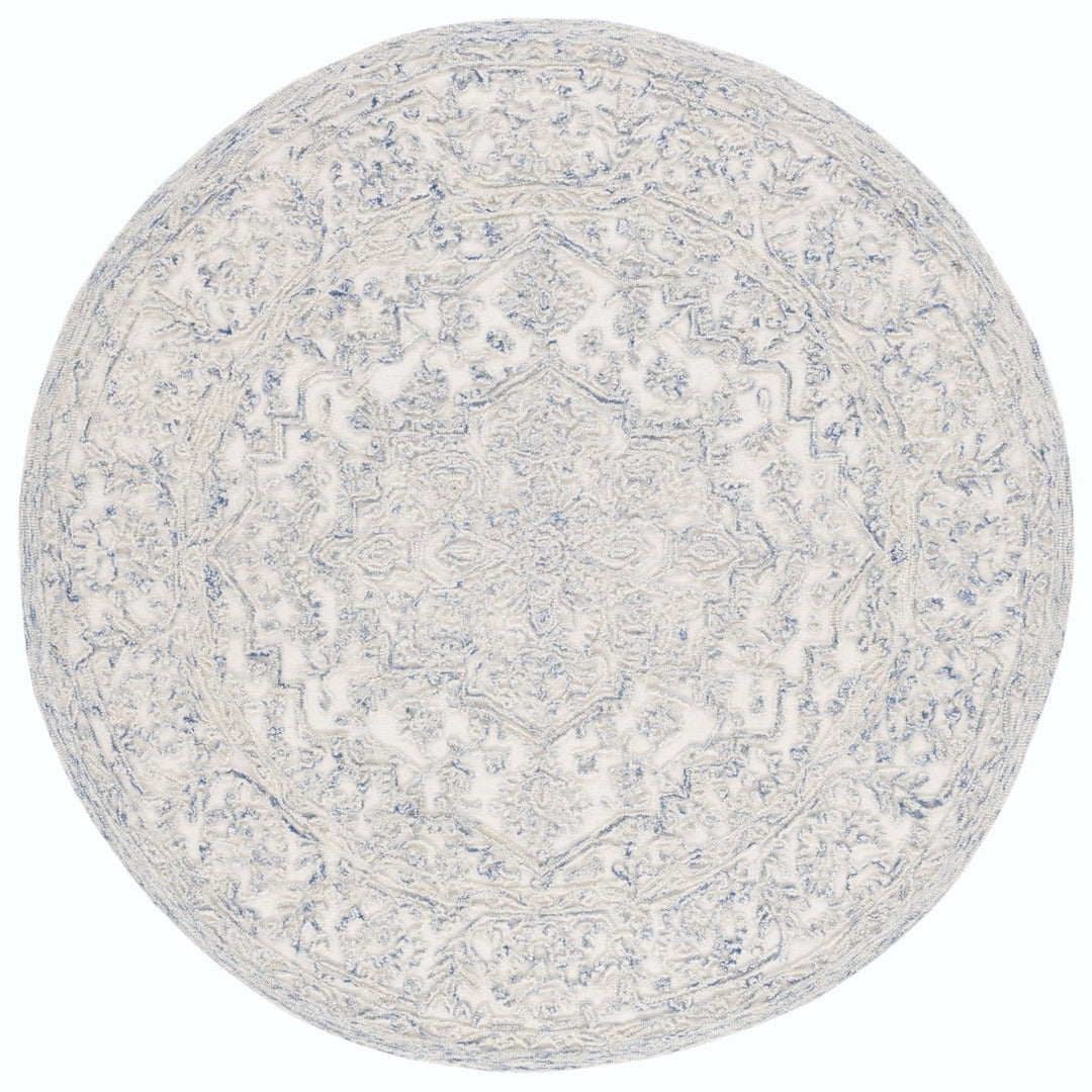 Safavieh MSR3532M Martha Stewart Ivory / Blue Image 1