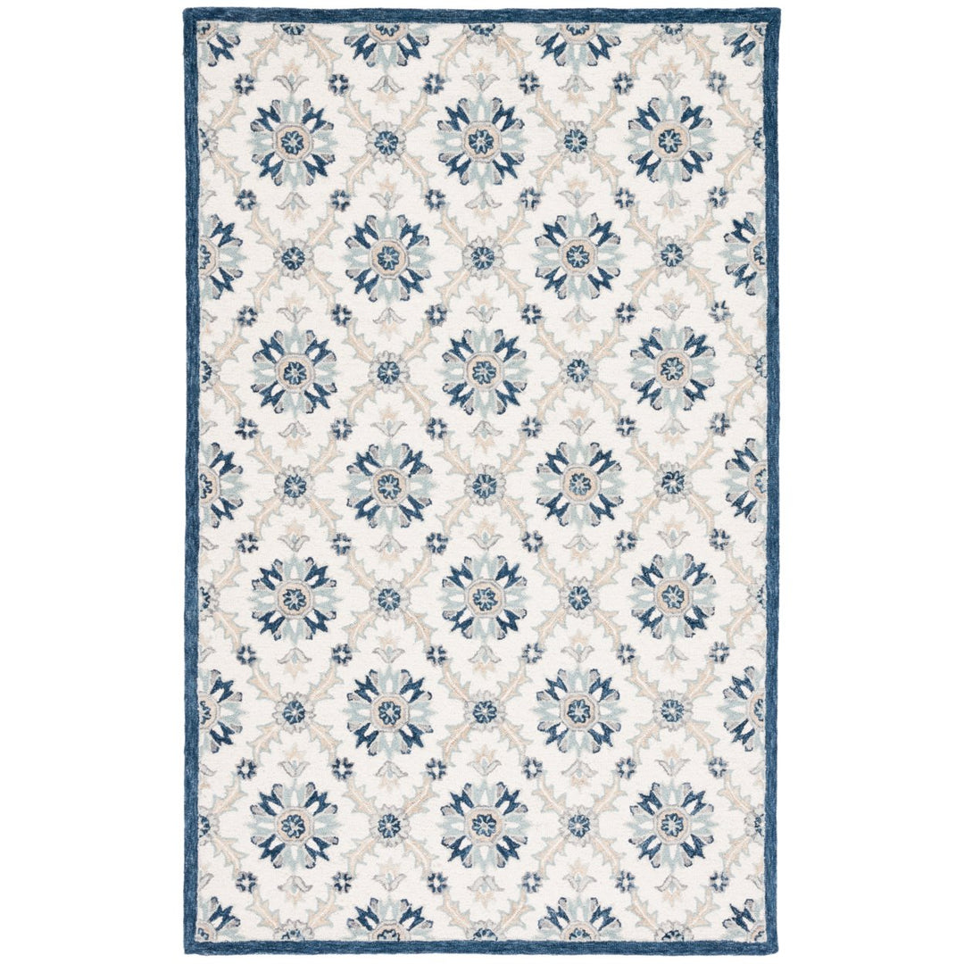 Safavieh MSR4750Z Martha Stewart Ivory / Blue Image 1