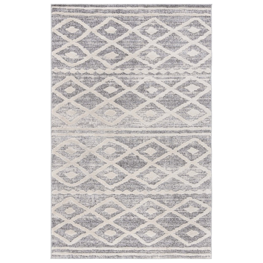 Safavieh MSRS0730F Martha Stewart Lucia Shag Grey / Ivory Image 1