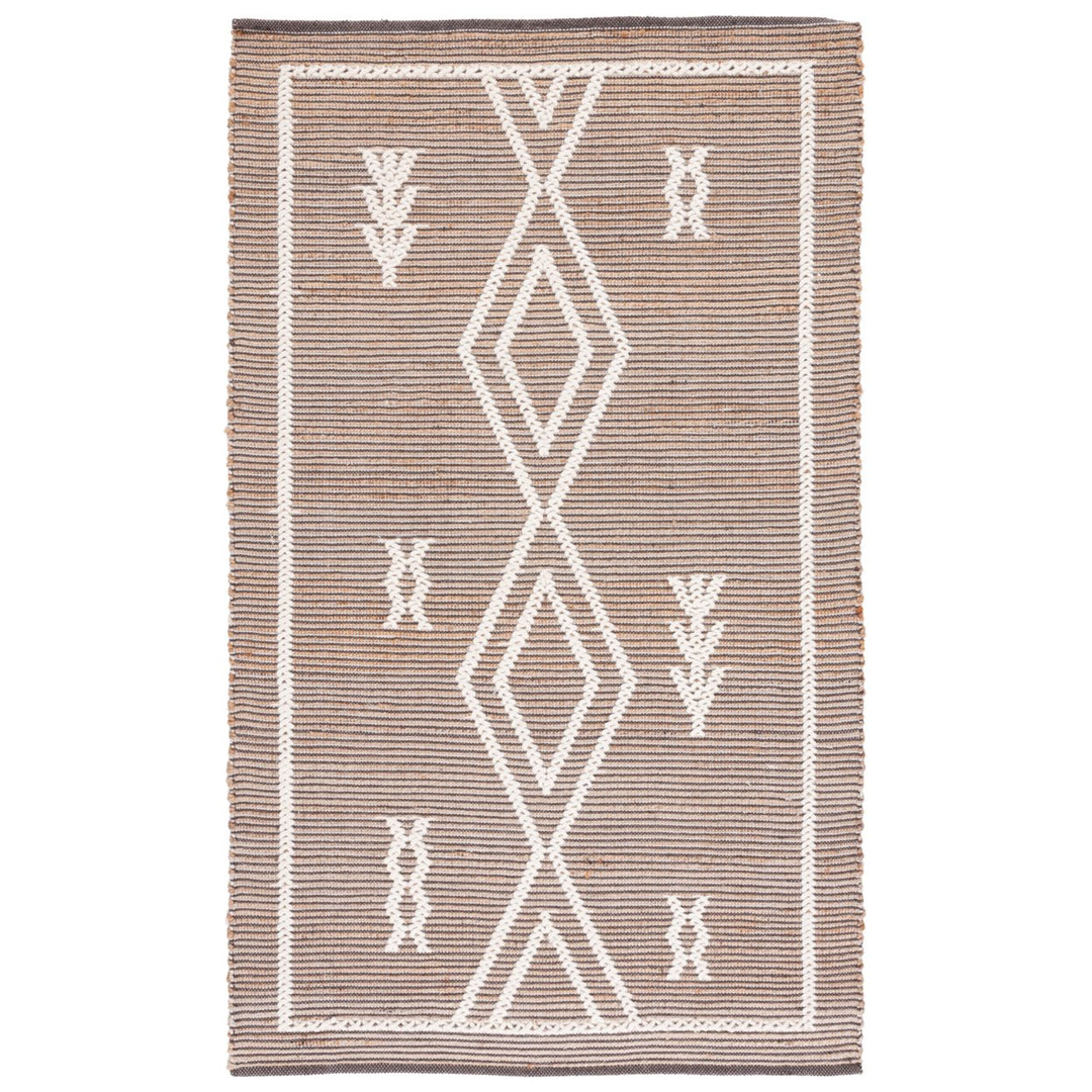 Safavieh NFB376A Natural Fiber Natural / Ivory Image 1