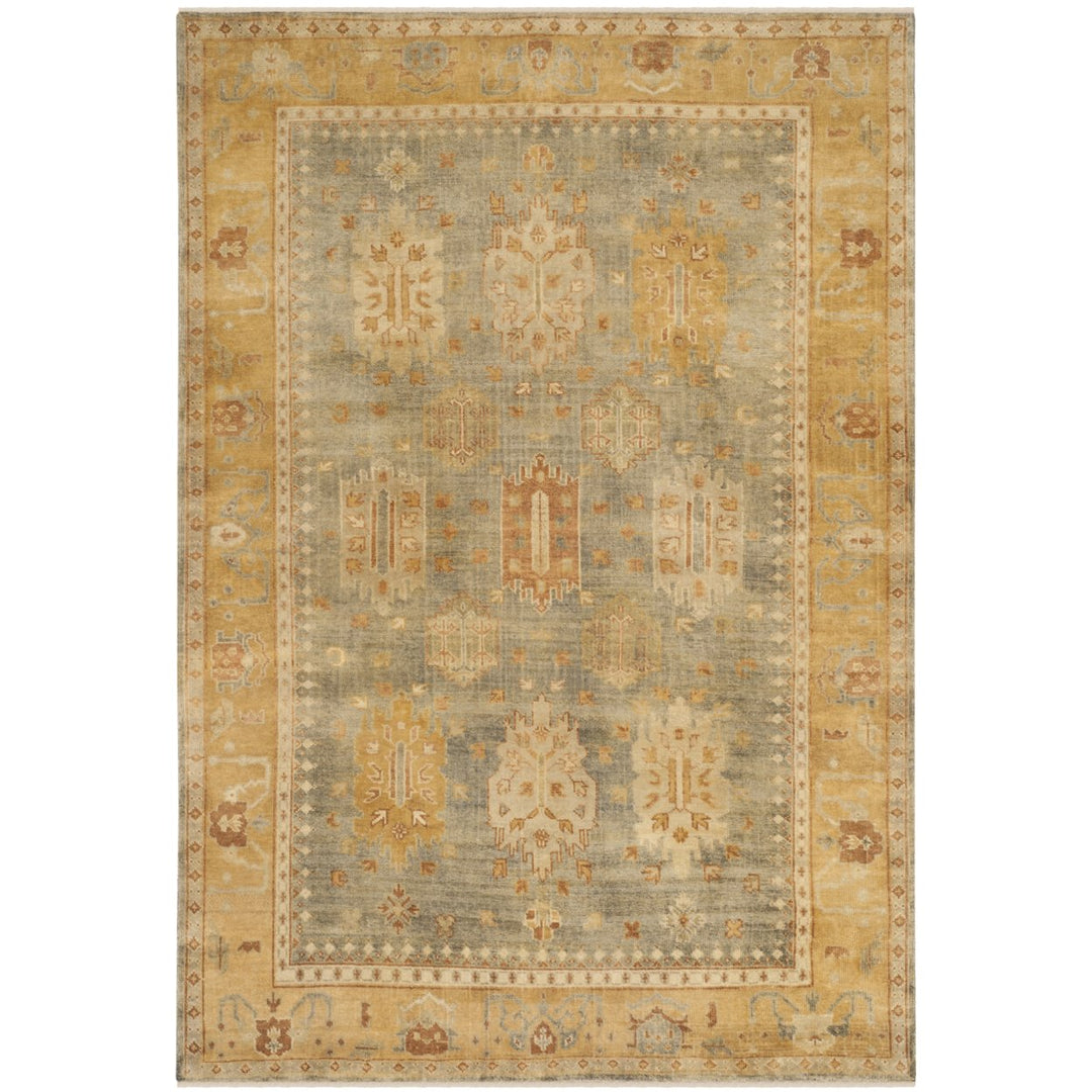 SAFAVIEH OSH126B Oushak Grey / Gold Image 1