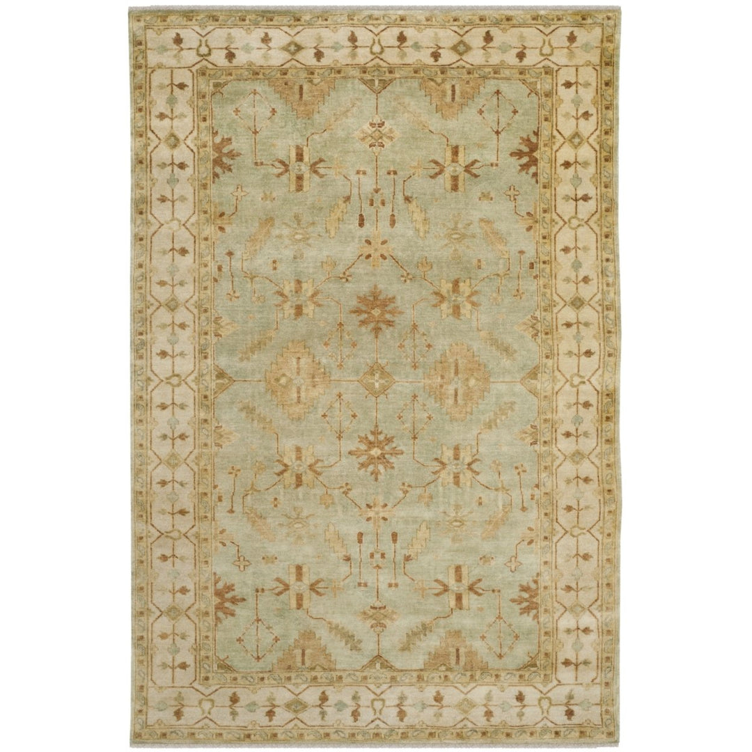 SAFAVIEH OSH141A Oushak Soft Green / Ivory Image 1