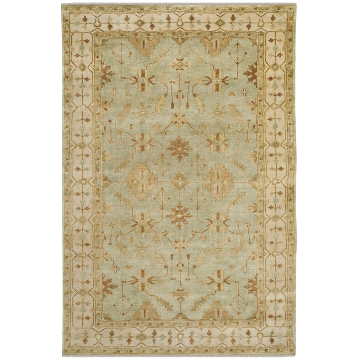 SAFAVIEH OSH141A Oushak Soft Green / Ivory Image 1