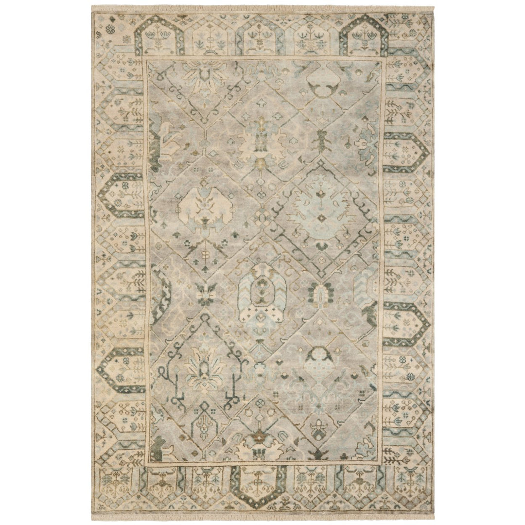 SAFAVIEH OSH561B Oushak Grey / Ivory Image 1