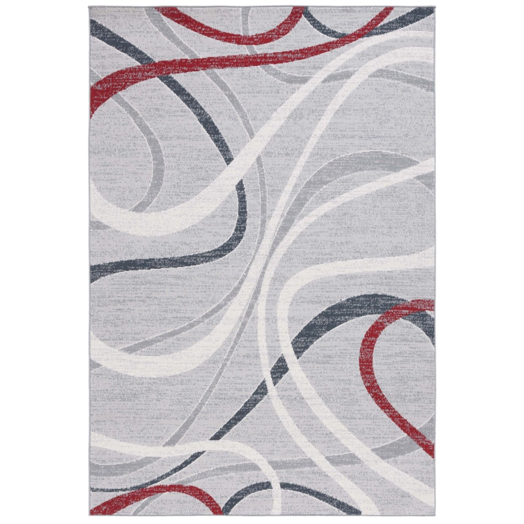 Safavieh ODY812I Odyssey Grey / Red Ivory Image 1