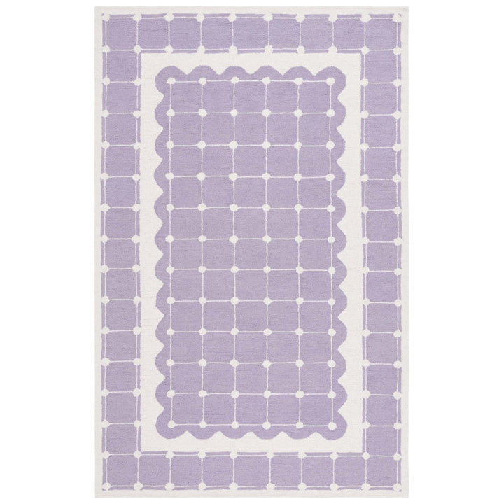 Safavieh SFK927V Safavieh Kids Purple / Ivory Image 1