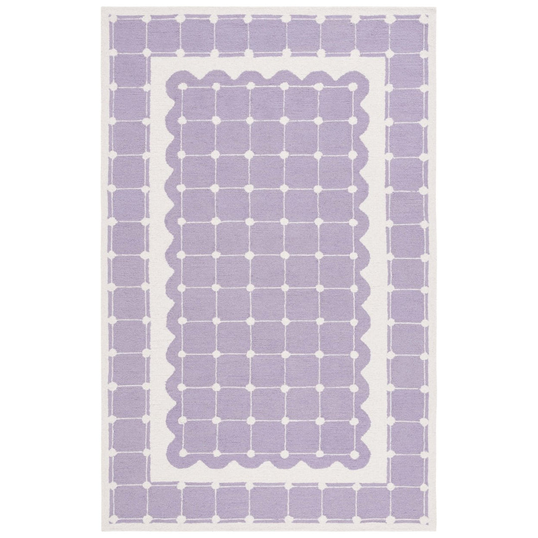 Safavieh SFK927V Safavieh Kids Purple / Ivory Image 1