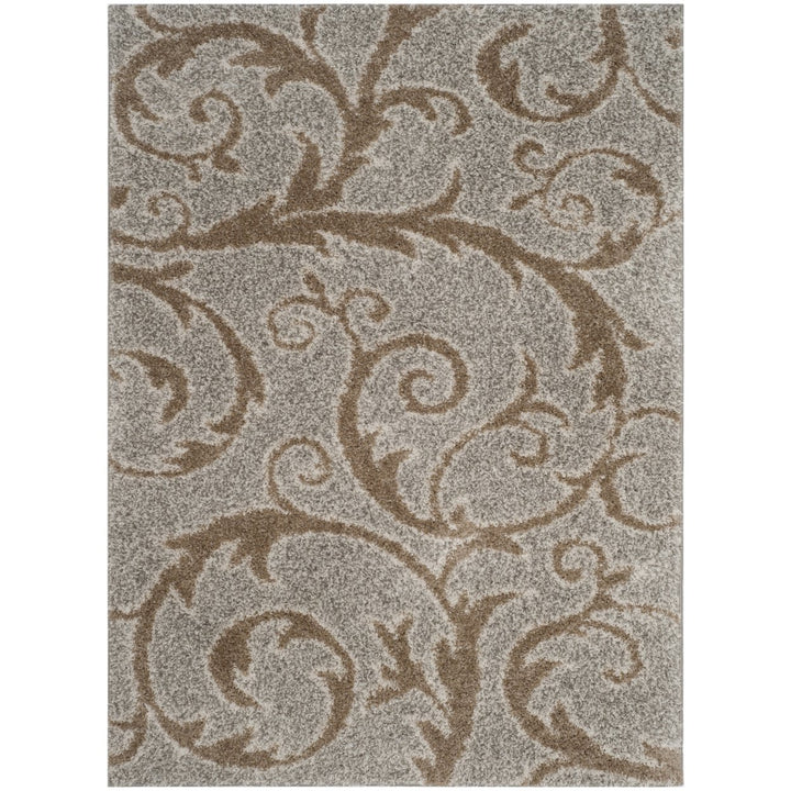 Safavieh SG167L  York Shag Grey / Beige Image 2