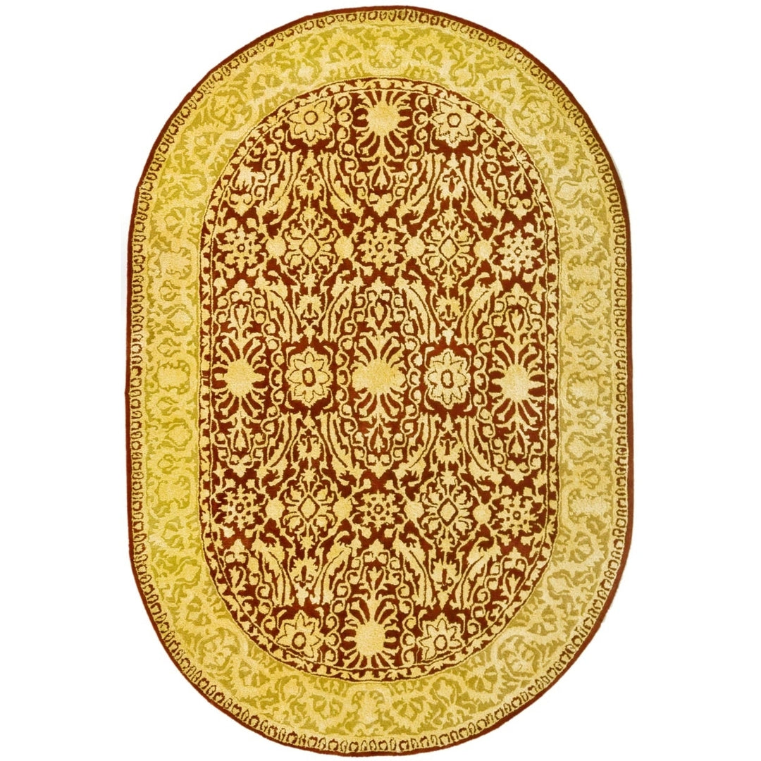 Safavieh SKR213G Silk Road Maroon / Ivory Image 8