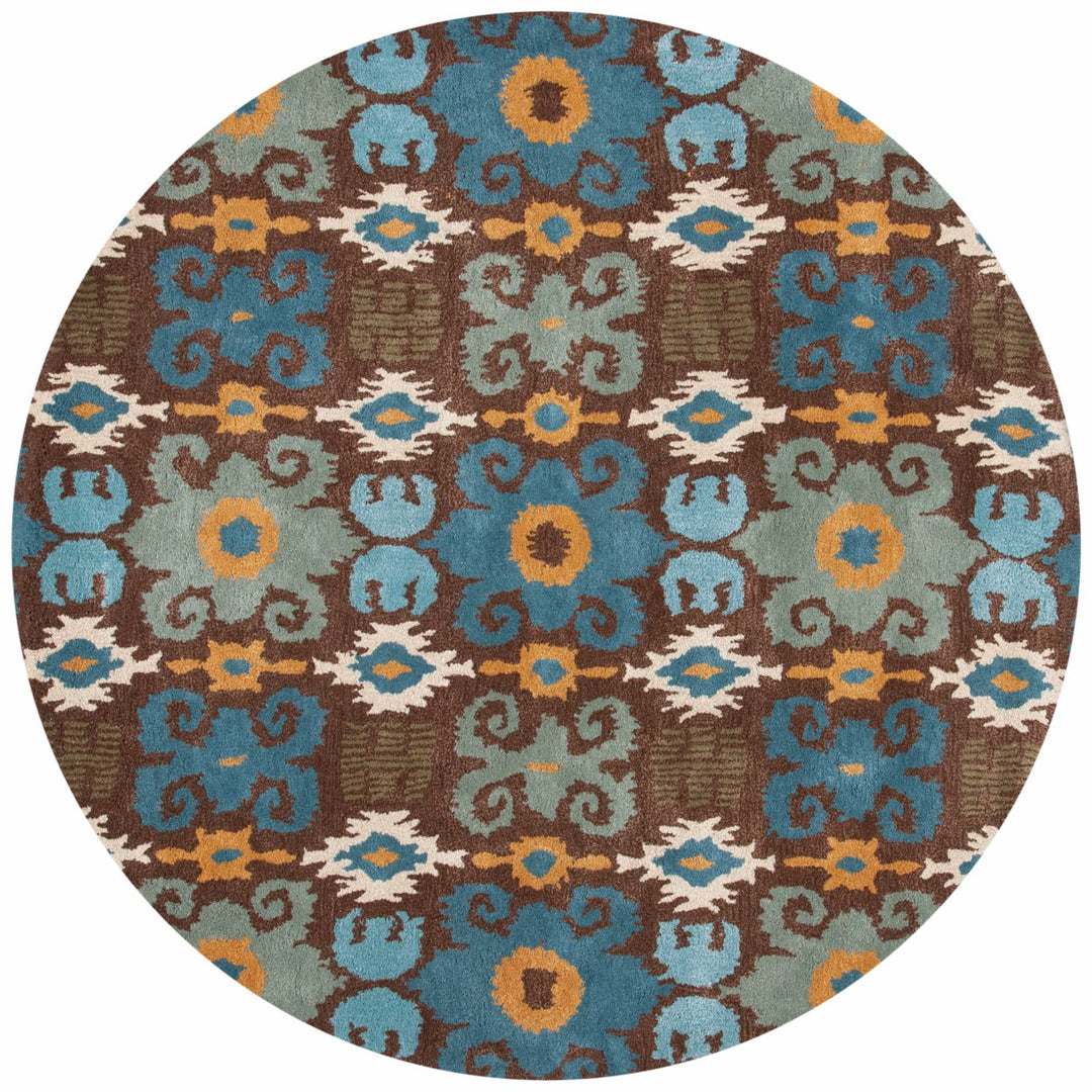 Safavieh SOH445B Soho Brown / Blue Image 6